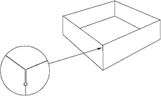 box with slit corners